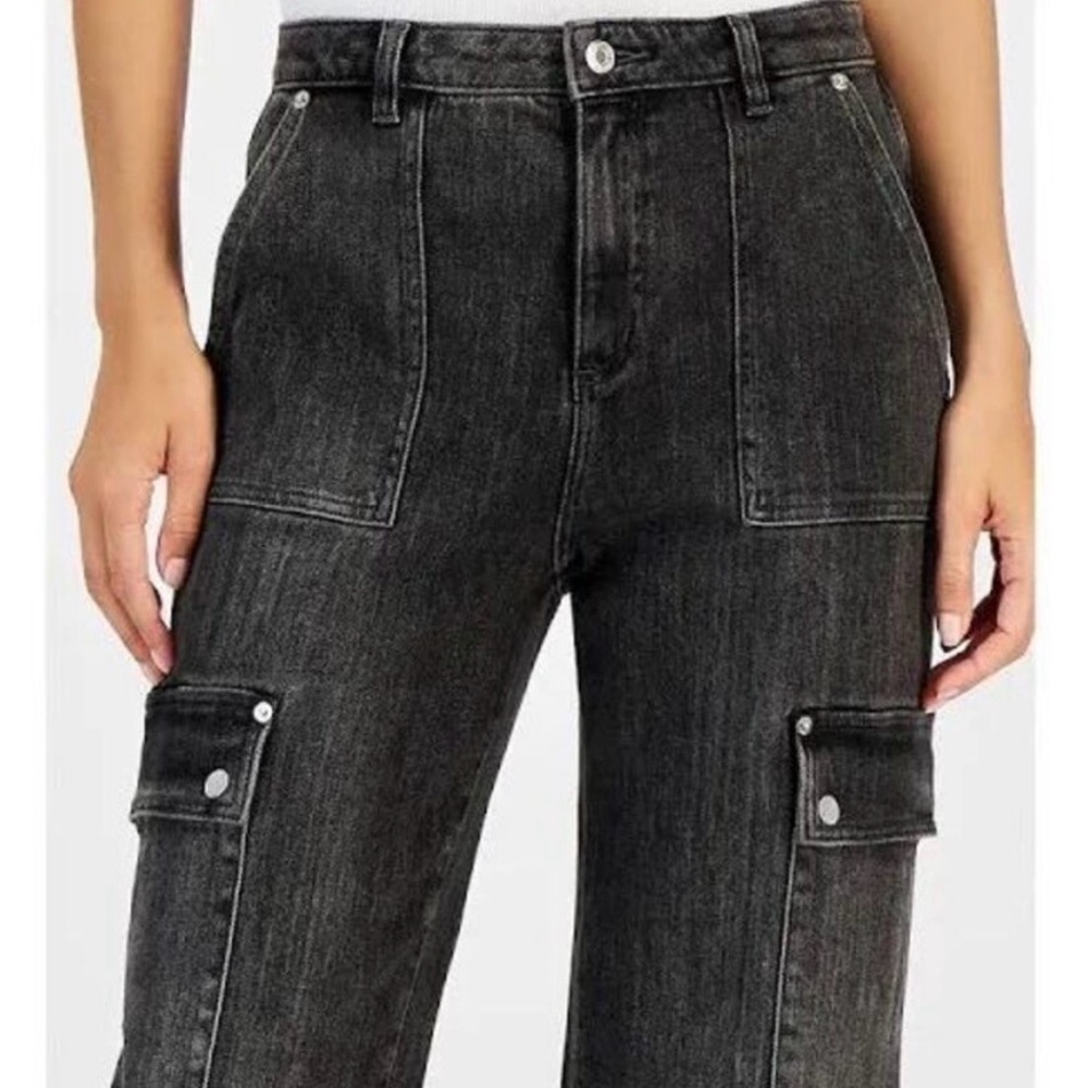 Michael Kors Women's Black Straight Leg Jeans - Picture 2 of 6